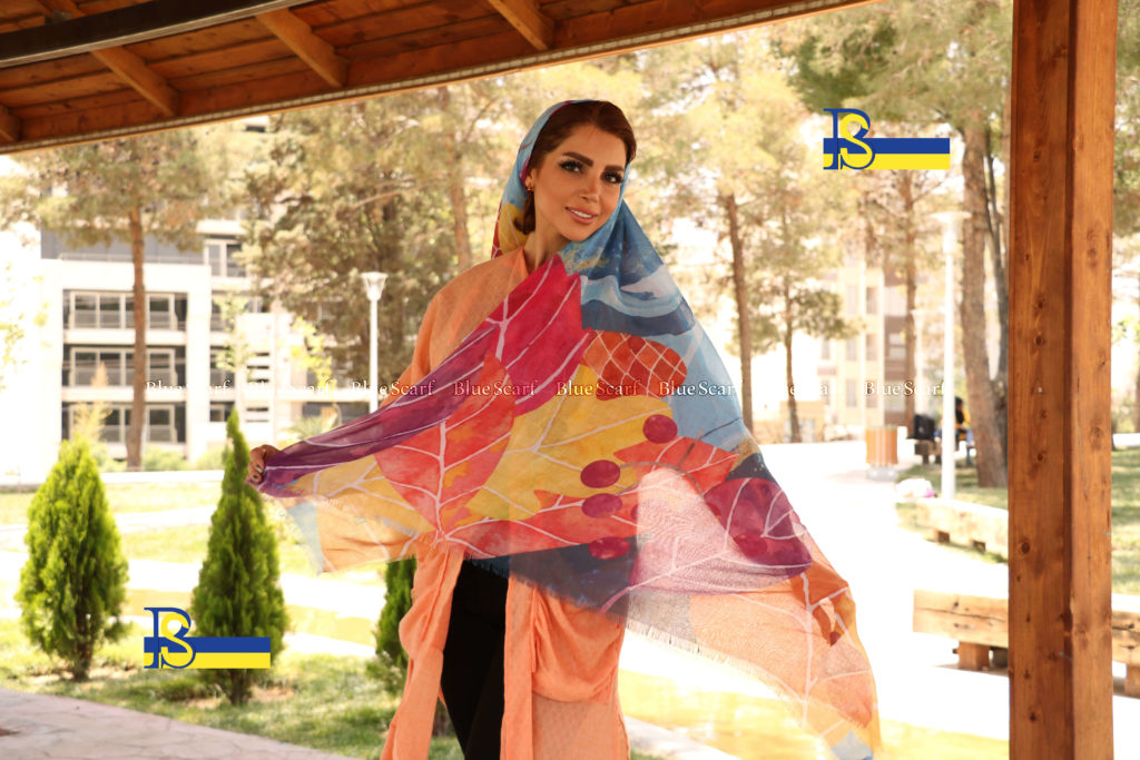 روسری  نخی تابستانه کد 8030211 - تصویر 3